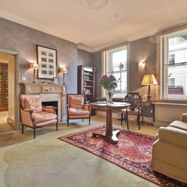 Breakout area at Berkeley Square, Pasley-Tyler Holdings Limited in Mayfair