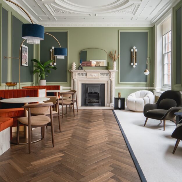 Breakout area at Brook Street, Argyll in Mayfair