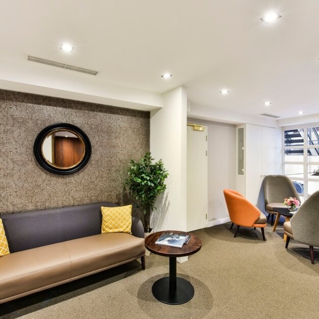 Breakout area at Curzon Street, Argyll in Mayfair
