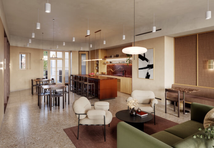 Breakout area - Grosvenor Street, The Arterial Group Ltd in Mayfair