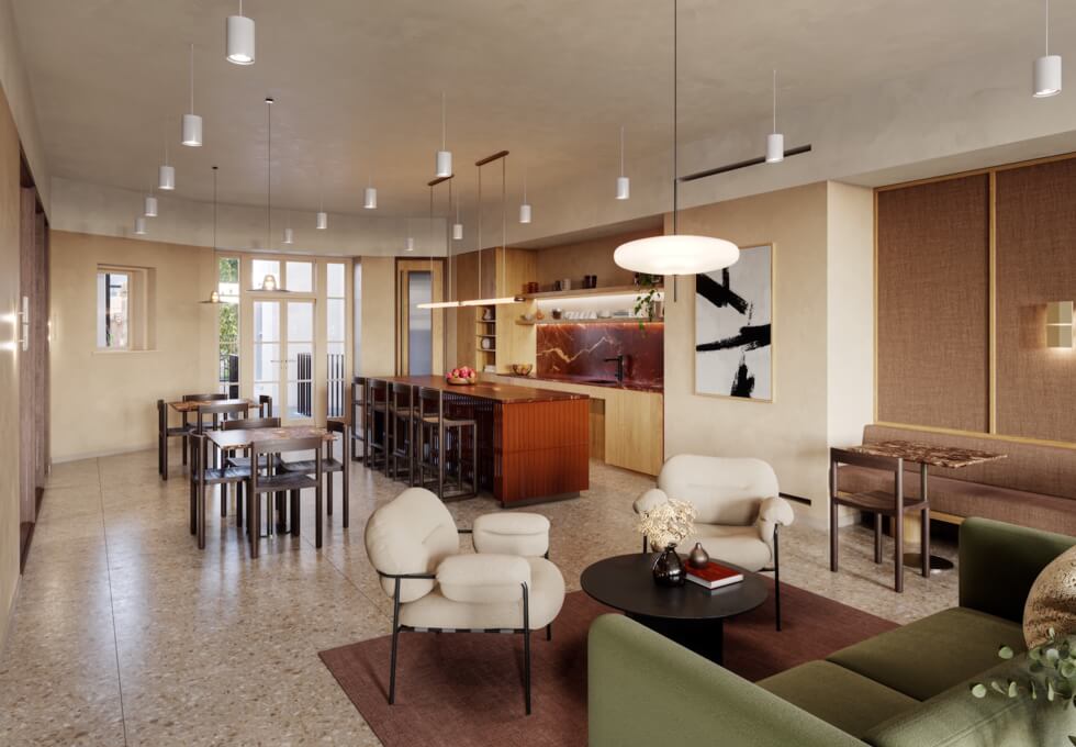 Breakout area - Grosvenor Street, The Arterial Group Ltd in Mayfair