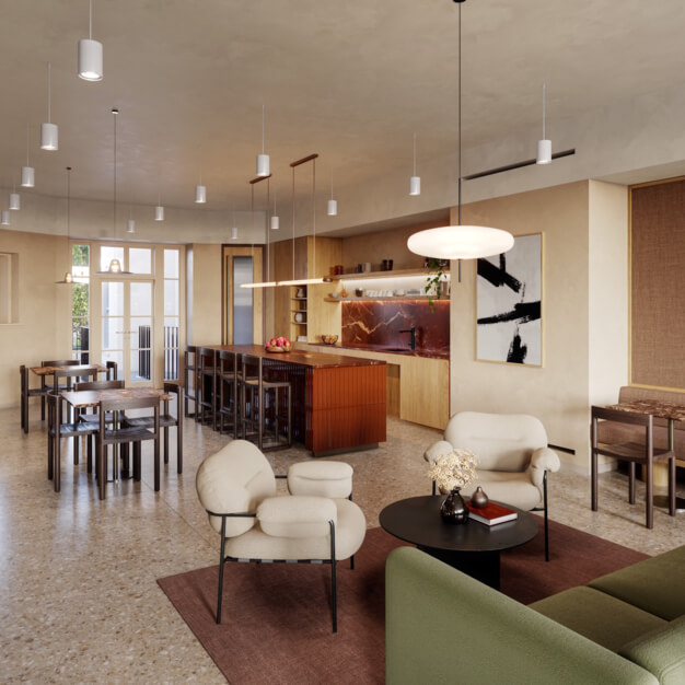 Breakout area - Grosvenor Street, The Arterial Group Ltd in Mayfair