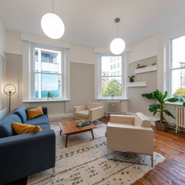 Breakout space in Binney Street, Canvas Offices (Mayfair)