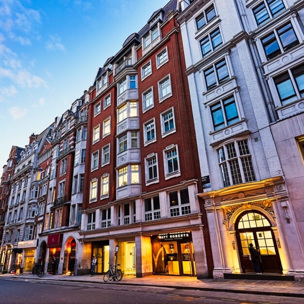 Building external for Berkeley Street, Beaumont Business Centres, Mayfair