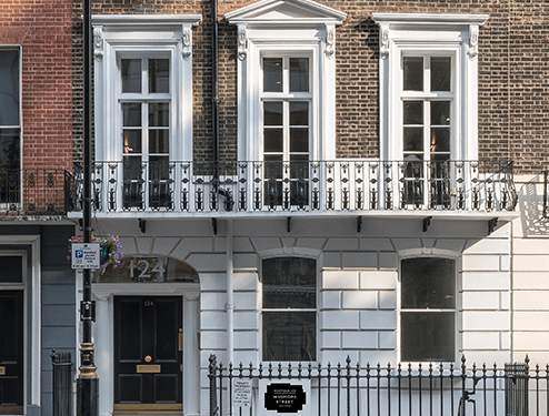 Building external for Wigmore Street, The Boutique Workplace Company, Mayfair