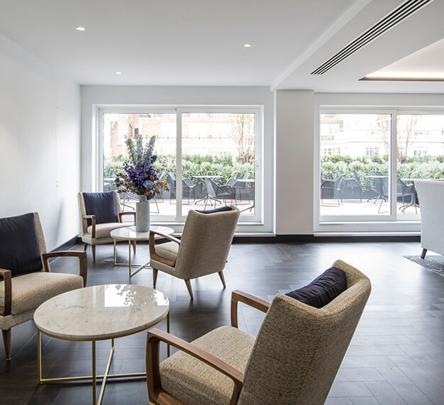 Client Breakout space - North Audley Street, Argyll in Mayfair