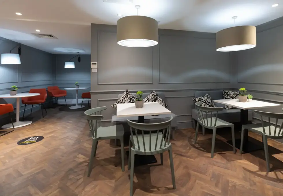 Client Breakout space - Queen Street, The Boutique Workplace Company in Mayfair