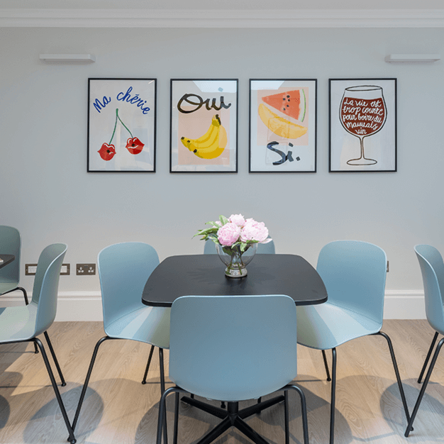Client Breakout space - Wigmore Street, The Boutique Workplace Company in Mayfair
