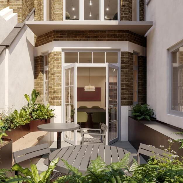 Courtyard area, Grosvenor Street, The Arterial Group Ltd in Mayfair