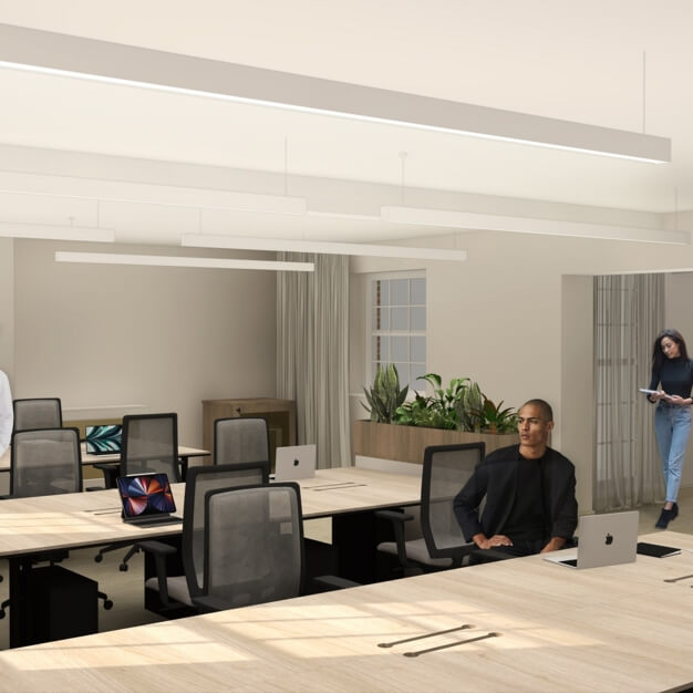 Dedicated workspace in Grosvenor Street, The Arterial Group Ltd, Mayfair