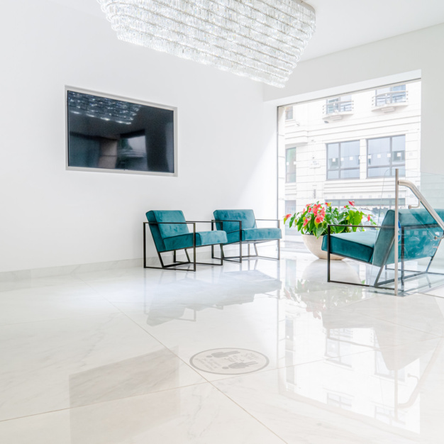 Foyer area at Curzon Street, Business Cube in Mayfair