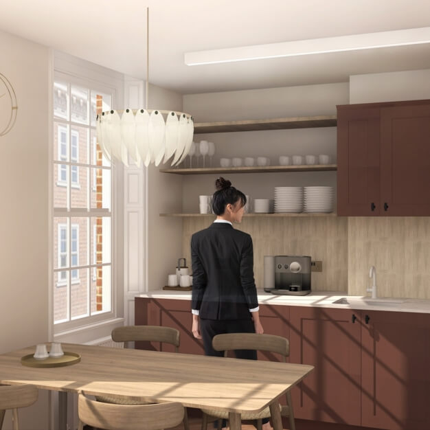 Kitchen at Grosvenor Street, The Arterial Group Ltd in Mayfair