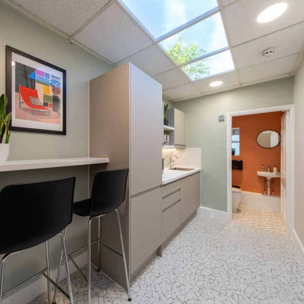 Kitchenette at Binney Street, Canvas Offices in Mayfair