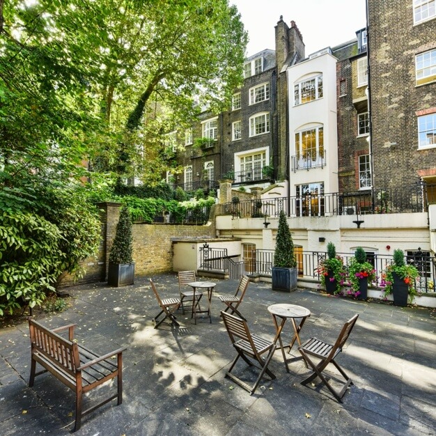 Outdoor area at Davies Street, Argyll in Mayfair