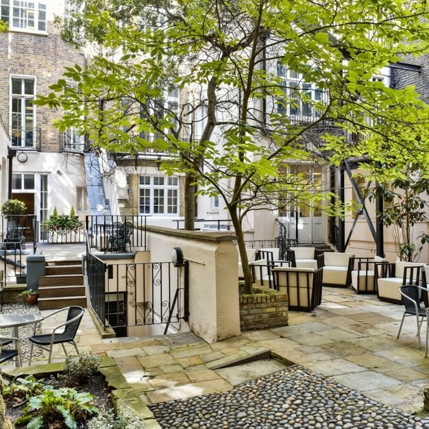 Outdoor area at Grosvenor Street, Argyll in Mayfair