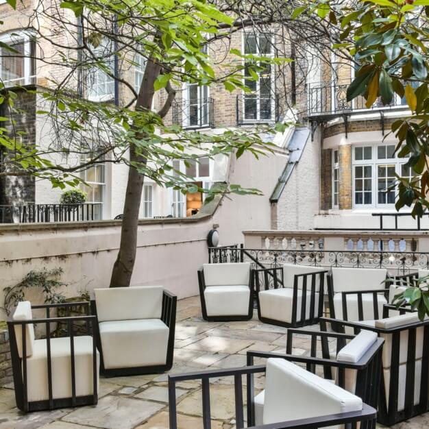 Outdoor space at Grosvenor Street, Argyll in Mayfair