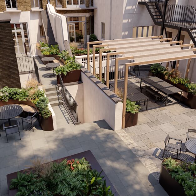 Outside breakout area - Grosvenor Street, The Arterial Group Ltd, Mayfair