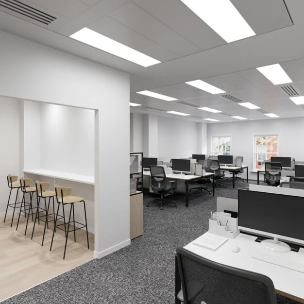Private workspace in Haunch of Venison, Kontor (Mayfair)