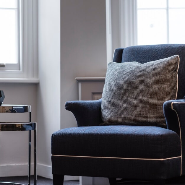 The breakout area at Hill Street, Argyll in Mayfair