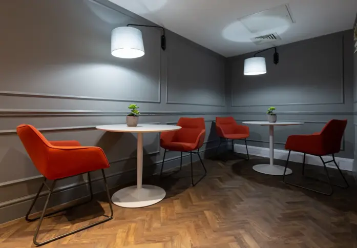 The breakout area for clients - Queen Street, The Boutique Workplace Company in Mayfair