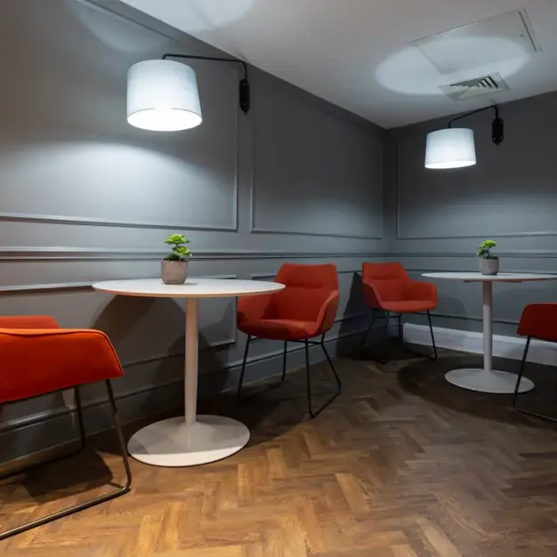 The breakout area for clients - Queen Street, The Boutique Workplace Company in Mayfair