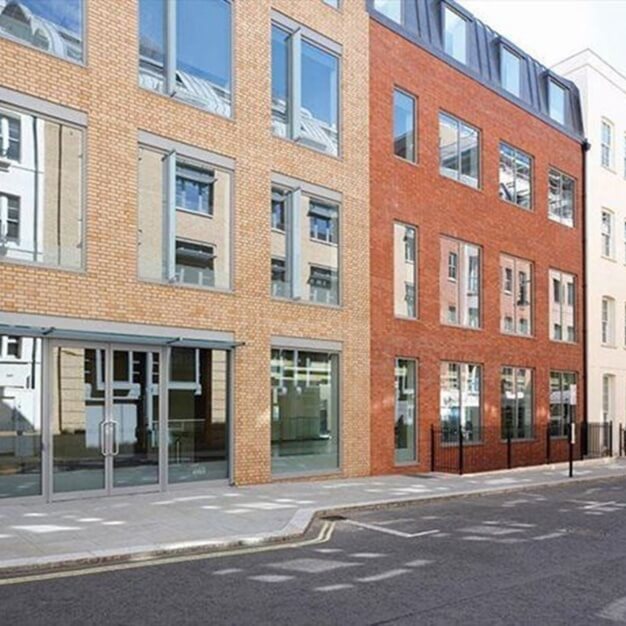 The building at Grosvenor Hill, The Arterial Group Ltd in Mayfair