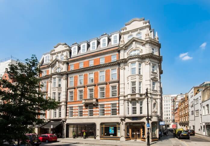 The building at North Audley Street, Argyll in Mayfair