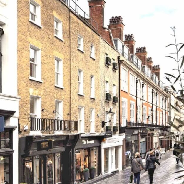 The building at South Molton Street, Workpad Group Ltd in Mayfair