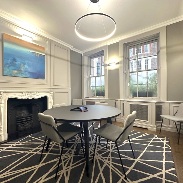 The dedicated meeting room at Grosvenor Street, Workpad in Mayfair