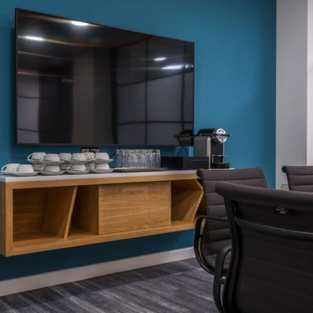 The meeting room at Berkeley Square, Regus in Mayfair