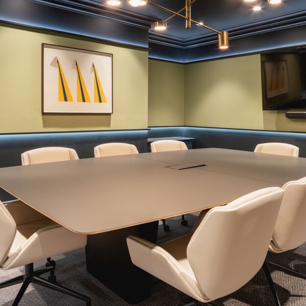The meeting room at Davies Street, Argyll in Mayfair