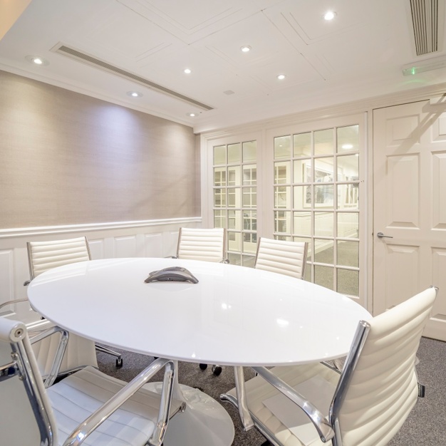 The meeting room at Grosvenor Street, Residential Land Management Ltd in Mayfair