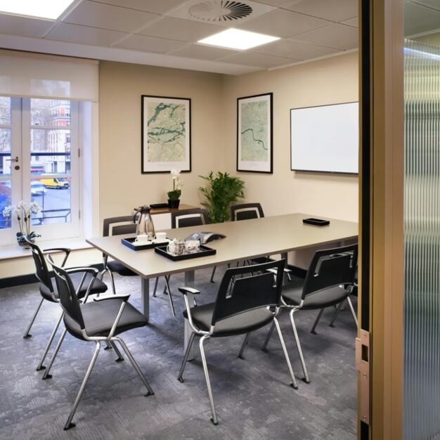 The meeting room at Hanover Square, Halkin Management in Mayfair