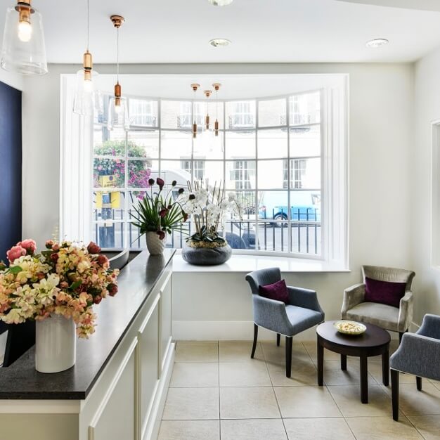 The reception at Grosvenor Street, Argyll in Mayfair