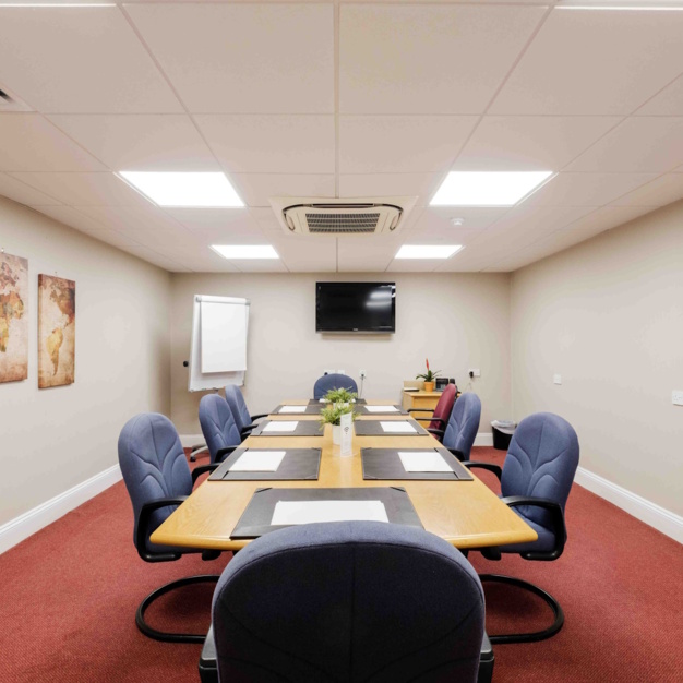 The boardroom - Bunns Lane, Churchill House Business Centre in Mill Hill