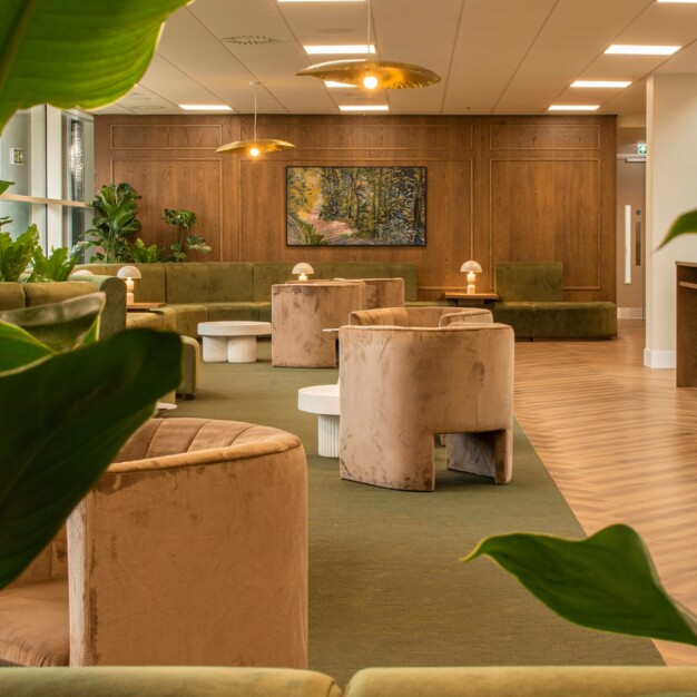 A breakout area in King William Street, Halkin Management, Monument