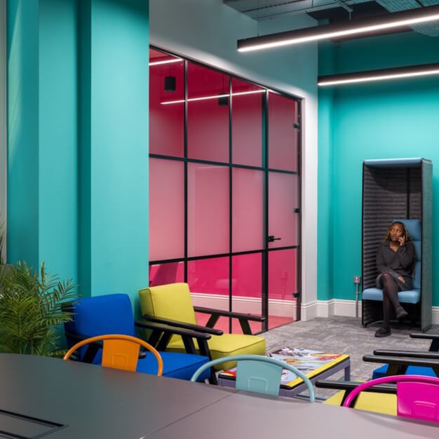 Breakout space for clients - Lime Street, The Boutique Workplace Company in Monument