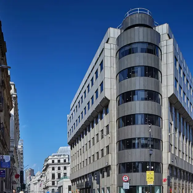 Building outside at King William Street, FigFlex Offices Ltd, Monument