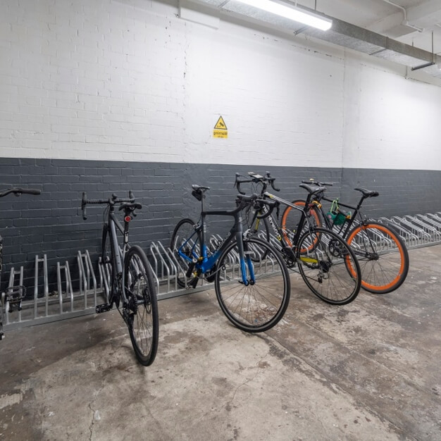 Cycle storage at Gracechurch Street, Base Offices, Monument