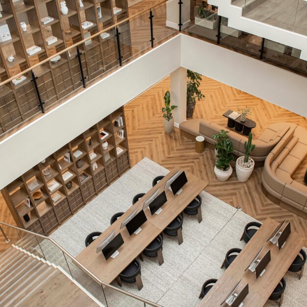Enjoy the communal space in King William Street, Halkin Management in Monument