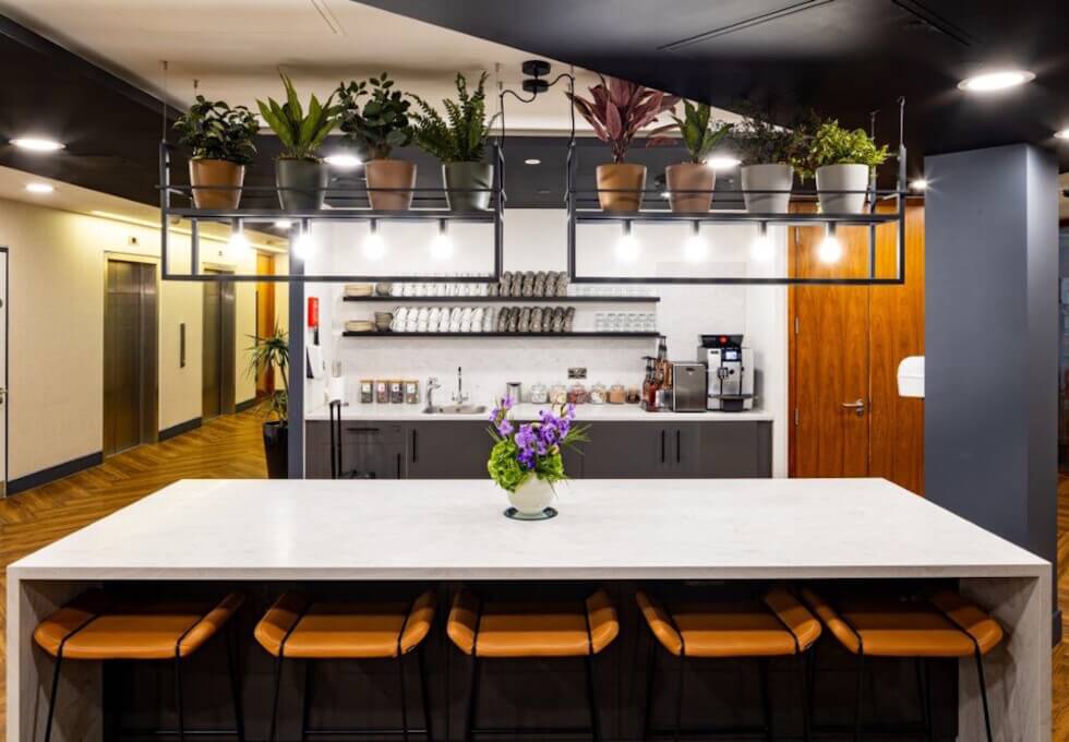 Kitchen at King William Street, Landmark Space in Monument