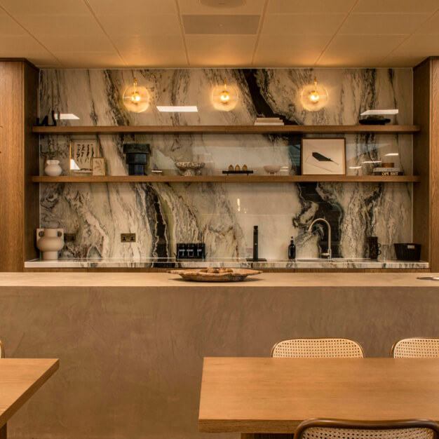 Kitchenette at King William Street, Halkin Management in Monument