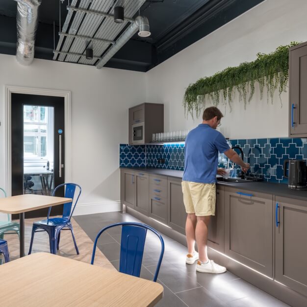 Kitchenette at Lime Street in Monument, The Boutique Workplace Company