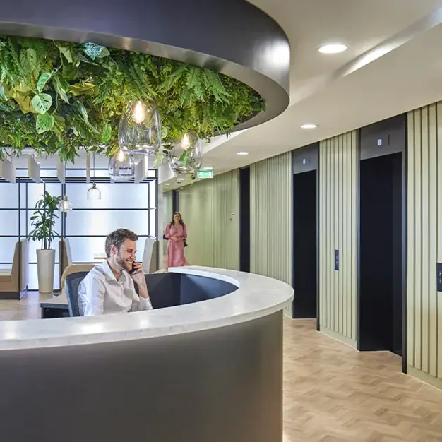 Reception area at King William Street, FigFlex Offices Ltd (Monument)