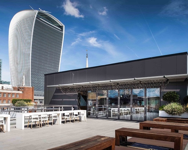 Roof terrace in St Dunstans Hill, The Office Serviced Offices (OSiT), Monument