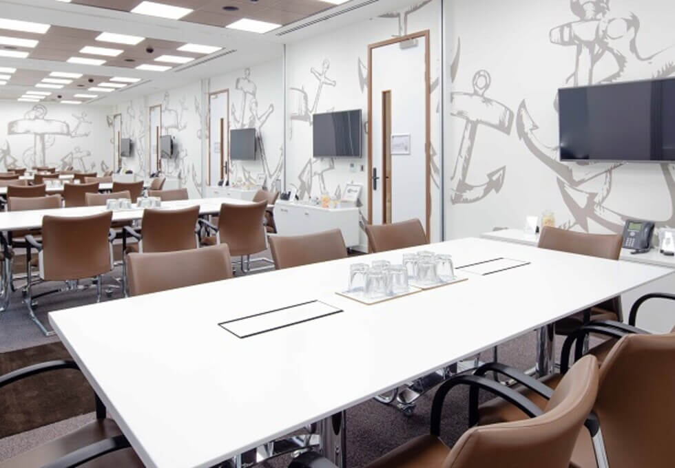 The boardroom at St Dunstans Hill, OSiT in Monument