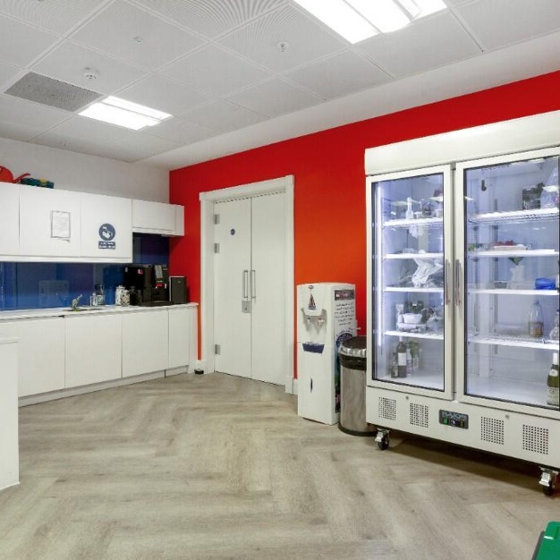 Use the dedicated kitchen at King William Street, Base Offices in Monument