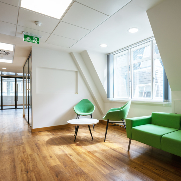 A breakout area in Basinghall Street, Kitt Technology Limited, Moorgate