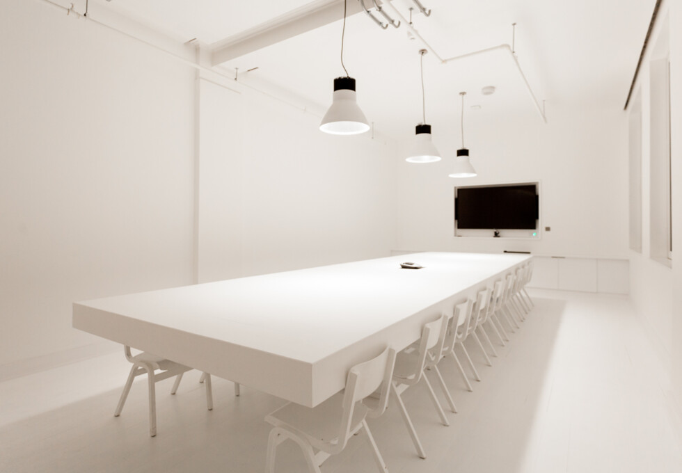 Boardroom at Finsbury Square, Huckletree in Moorgate