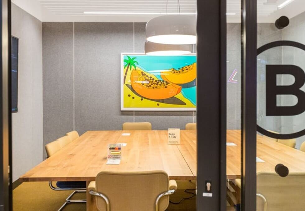 Boardroom at Moorgate, WeWork in Moorgate